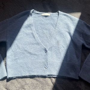 OAK + FORT Oversized Blue Cardigan